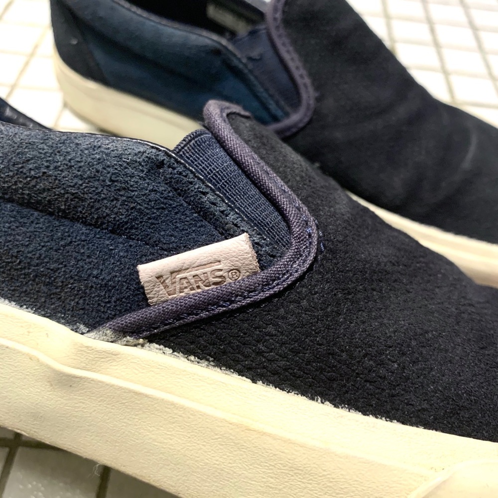 Blue vintage vans